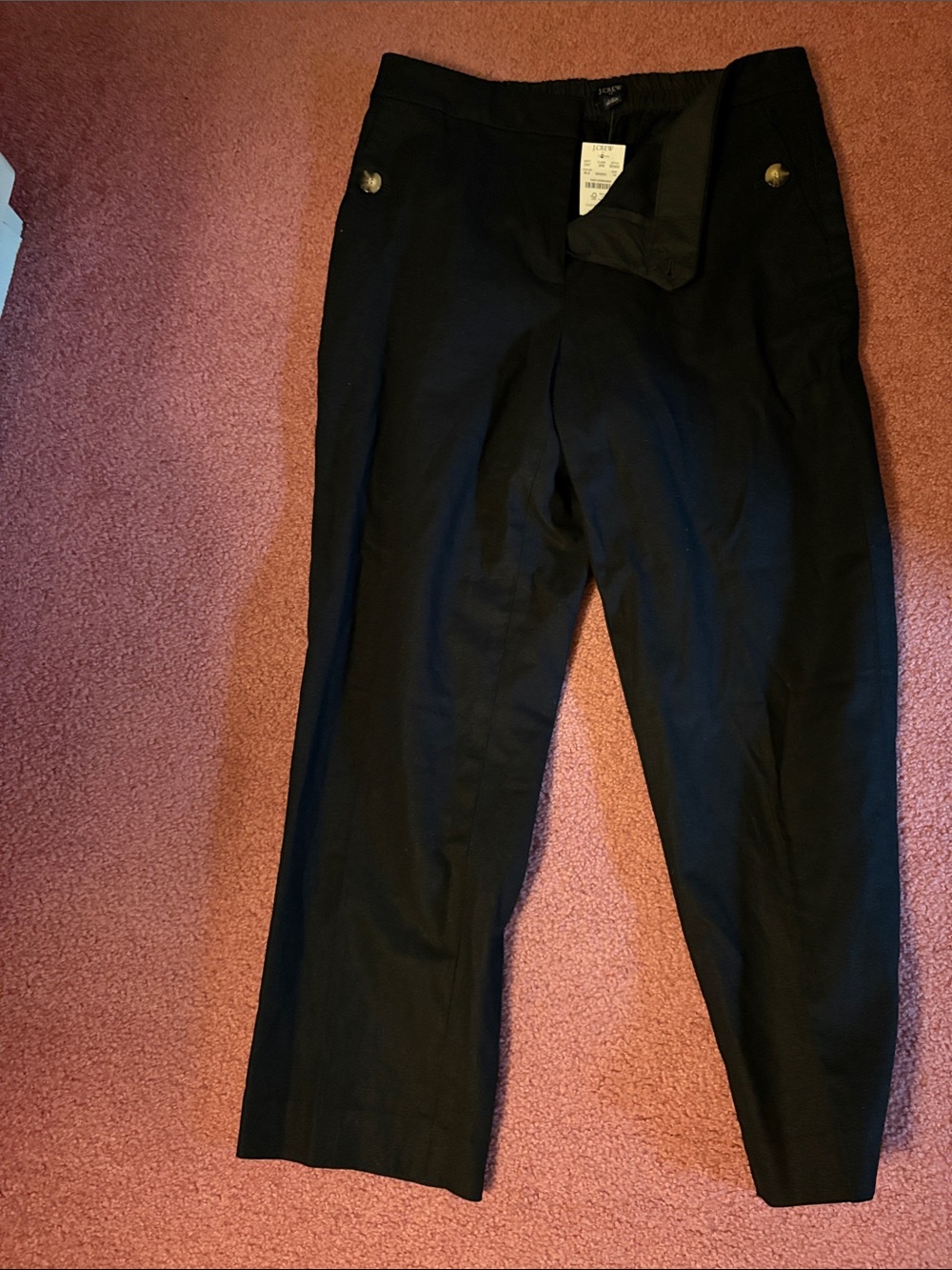 NEW WITH TAGS! J. Crew Black Cropped Dress Pants
